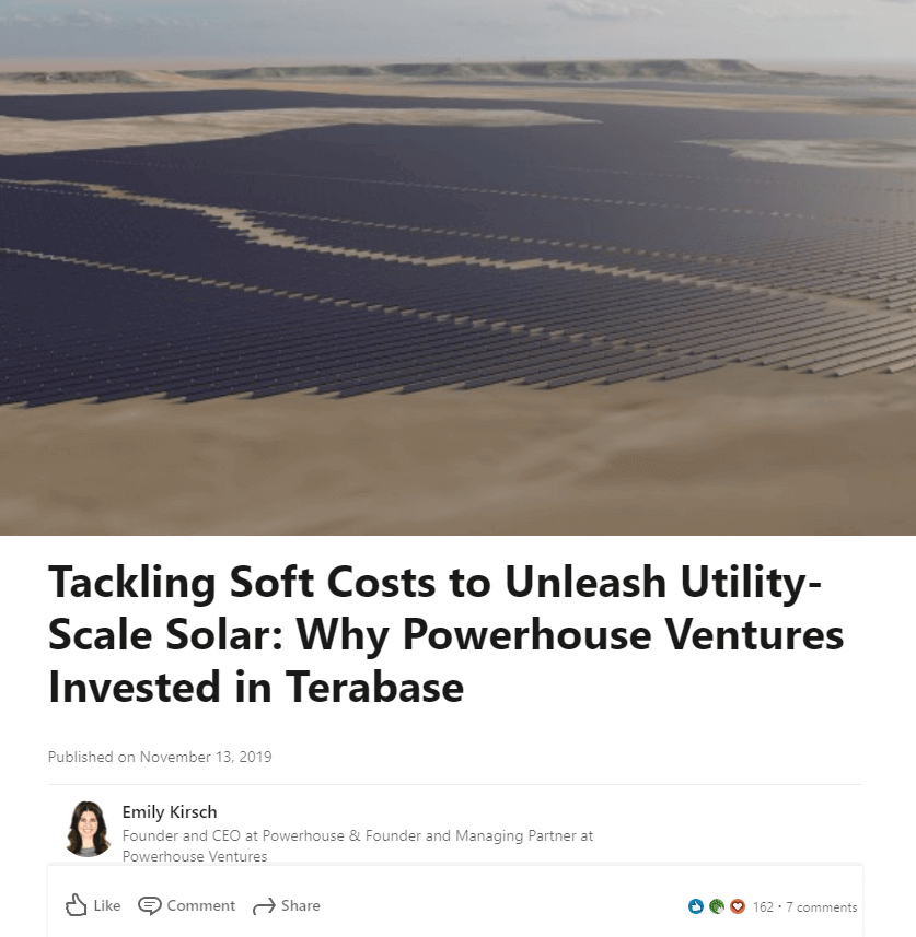 Tackling Soft Costs to Unleash Utility-Scale Solar: Why Powerhouse Ventures Invested in Terabase