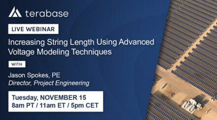 Webinar Recording: Increasing String Length Using Advanced Voltage Modeling Techniques