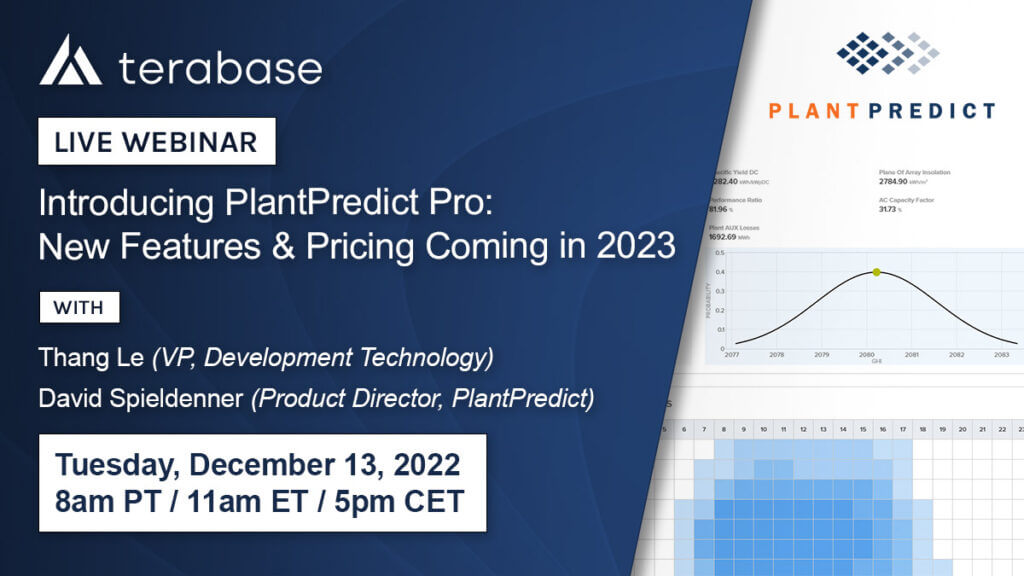 Webinar Recording: Introducing PlantPredict Pro - New features and ...