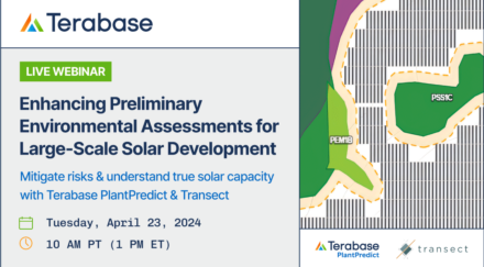 Webinar Recording: Enhancing Preliminary Environmental Assessments for Large-Scale Solar Development​ with PlantPredict & Transect