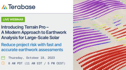 Webinar Recording: Introducing Terrain Pro – A Modern Approach to Earthwork Analysis for Large-Scale Solar